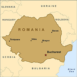 Romania-map